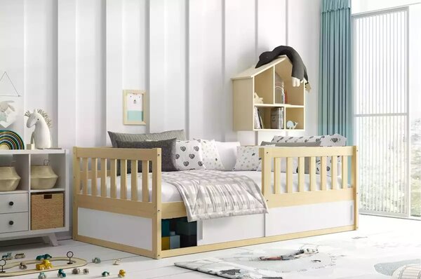 Detská posteľ SMART 80x160 cm Biela -Biela