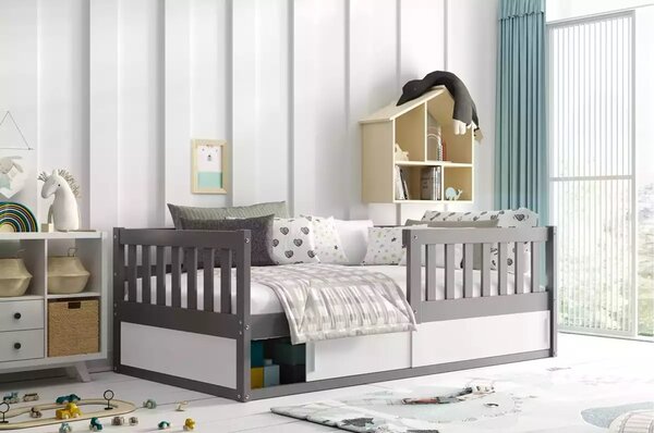 Detská posteľ SMART 80x160 cm Biela -Biela