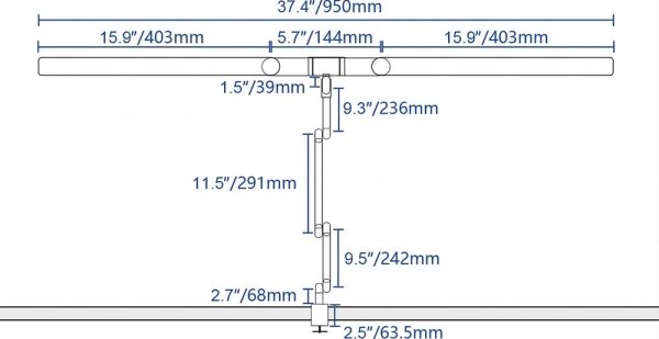 LED Stmievateľná dotyková stolná lampa LED/24W/230V 3000-6500K CRI 92 čierna