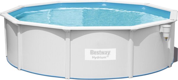 Bestway Hydrium 56384, 17430 L, Rámový bazén, Rebrík, Modrá, Šedá, 139,4 kg