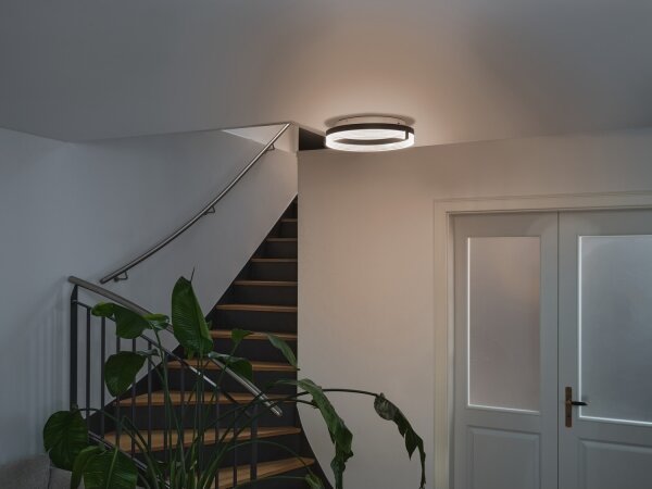 Osram - LED stropné svietidlo DECOR CIRCLE LED/25W/230V pr. 40 cm čierna/biela