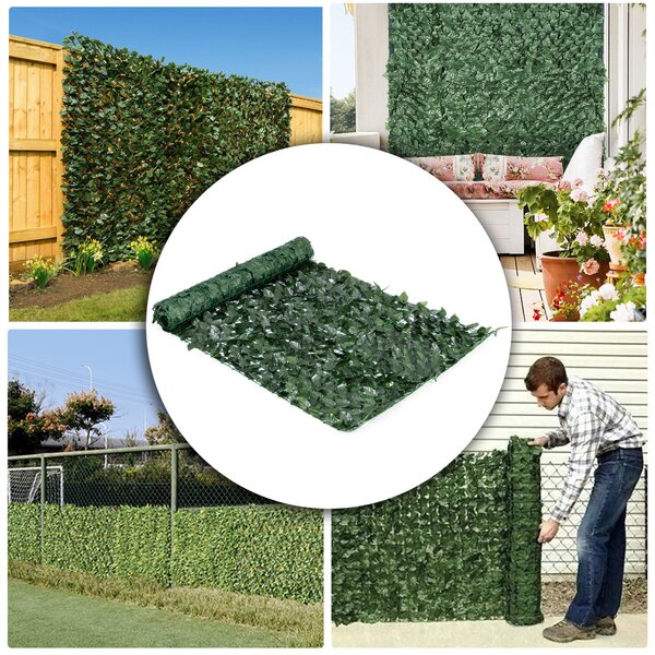 MultiGarden Umelá záhradná zástena GREENY 300x100 cm zelená