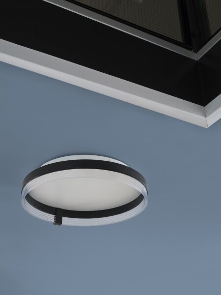 Osram - LED stropné svietidlo DECOR CIRCLE LED/25W/230V pr. 40 cm čierna/biela