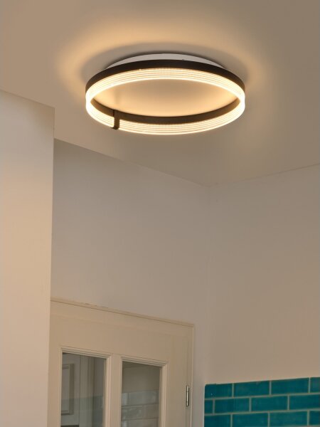 Osram - LED stropné svietidlo DECOR CIRCLE LED/32W/230V priemer 50 cm čierna/biela