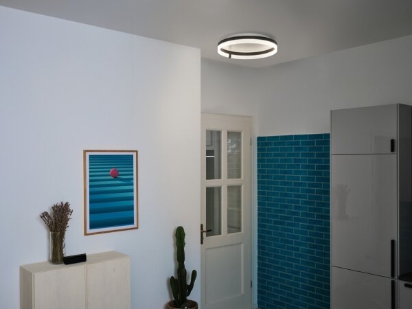 Osram - LED stropné svietidlo DECOR CIRCLE LED/32W/230V priemer 50 cm čierna/biela