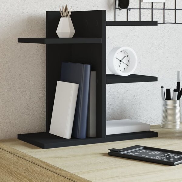Maison Exclusive - Organizér na písací stôl Čierny 42x21,5x42 cm Drevený materiál