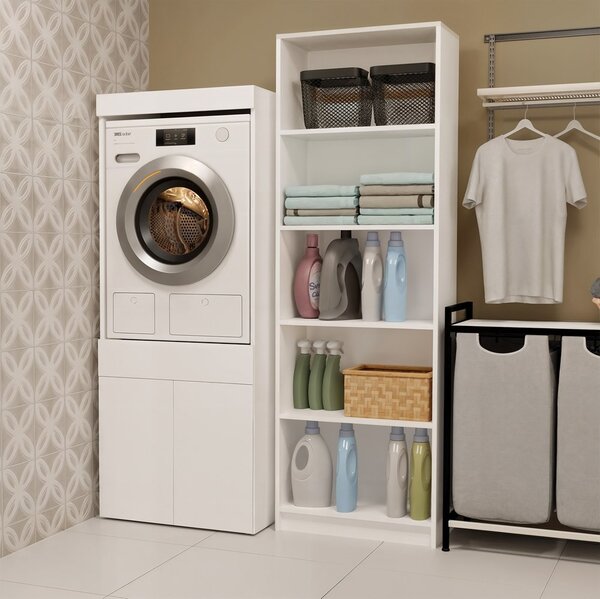 TP Living Kúpeľňová skrinka nad práčku Pola 64,2 cm biela