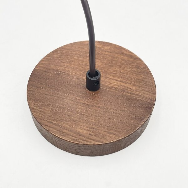 Luster na lanku AIDA 1xE27/60W/230V pr. 25 cm dub/orech/biela