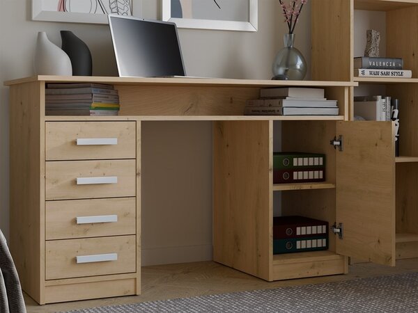 TP Living Písací stôl ADA 125 cm dub artisan
