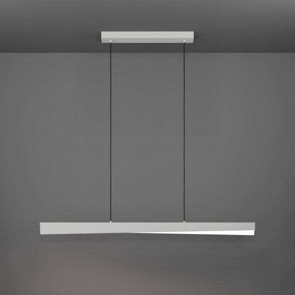 Eglo 901833 - LED RGBW stmievateľný luster na lanku BOLOGNANO-Z LED/19W/230V sivá