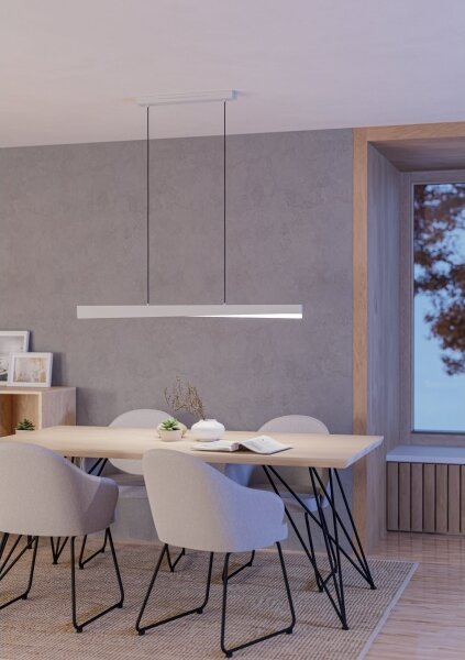 Eglo 901833 - LED RGBW stmievateľný luster na lanku BOLOGNANO-Z LED/19W/230V sivá