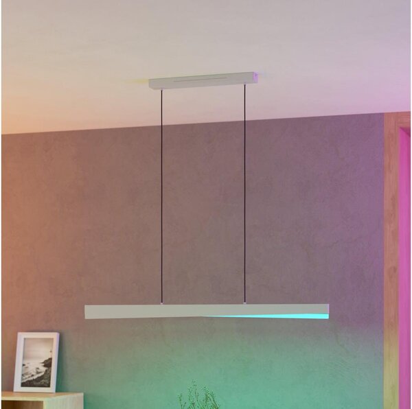 Eglo 901833 - LED RGBW stmievateľný luster na lanku BOLOGNANO-Z LED/19W/230V sivá