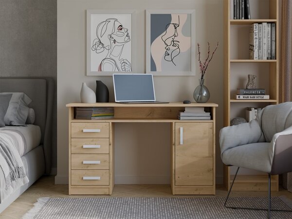 TP Living Písací stôl ADA 125 cm dub artisan