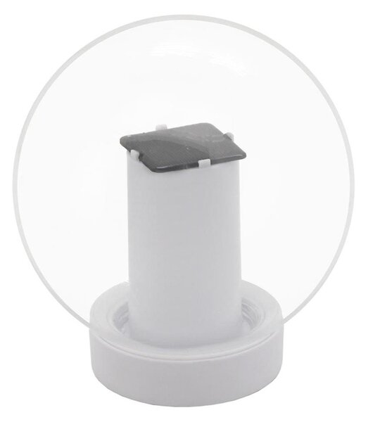 LED Solárna vodeodolná lampa LED/900mAh IP68 biela