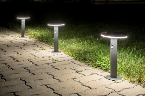Rabalux 77018 - LED Solárne svietidlo so senzorom ALASKA LED/10W/3,7V IP44