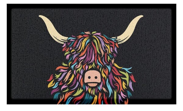 Rohožka z PVC 40x70 cm Highland Cow – Artsy Doormats