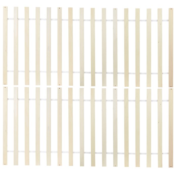 Posteľ biela borovicové drevo 140 x 200 cm lamelové čelo s roštom škandinávsky tradičný štýl spálňa