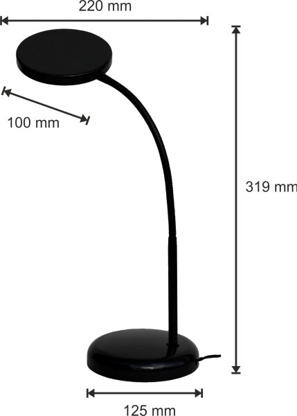 LED Stolná lampa ANITA LED/6W/230V