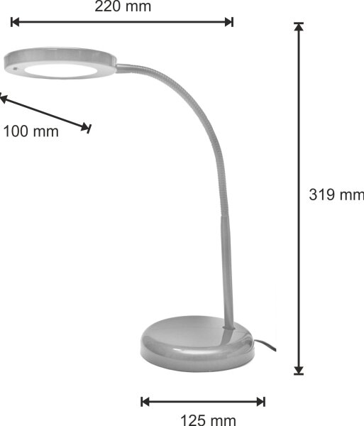 LED Stolná lampa ANITA LED/6W/230V