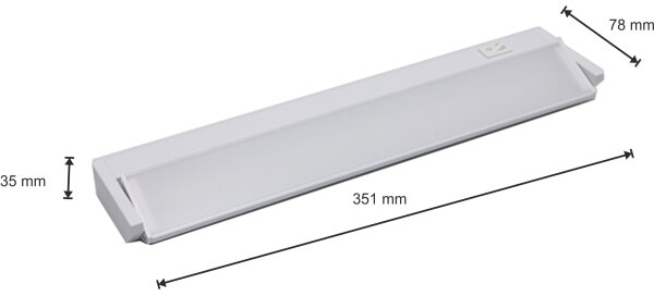 LED Podlinkové svietidlo LED/5W/230V Biela