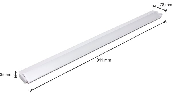 LED Podlinkové svietidlo LED/15W/230V biela