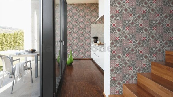 Vliesové tapety na stenu New Life 37684-3, rozmer 10,05 m x 0,53 m, Maroccan ružovo-hnedý, A.S. CRÉATION