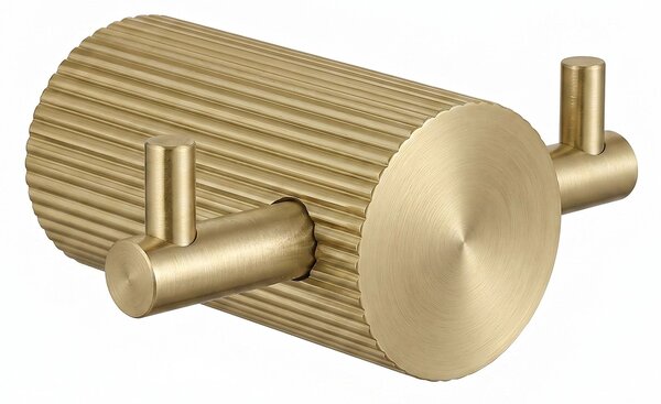 Kúpeľňový háčik 64104A SOLO Brush Gold
