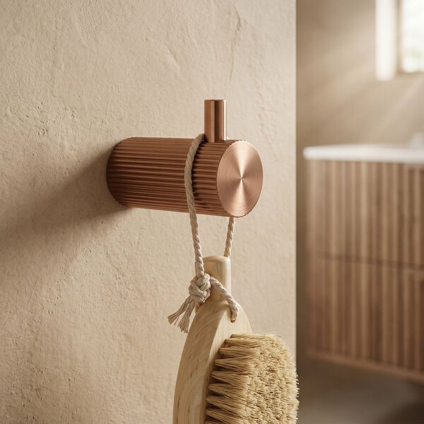 Kúpeľňový háčik 64104 SOLO Brush Copper