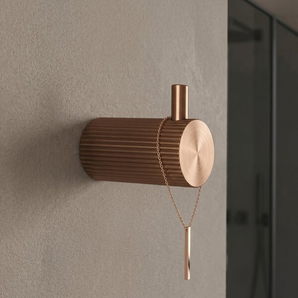 Kúpeľňový háčik 64104 SOLO Brush Copper