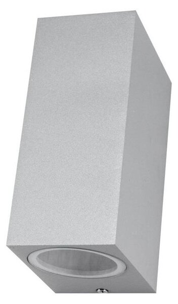 Palnas 66001395 - Vonkajšie nástenné svietidlo HUGO 2xGU10/10W/230V IP44