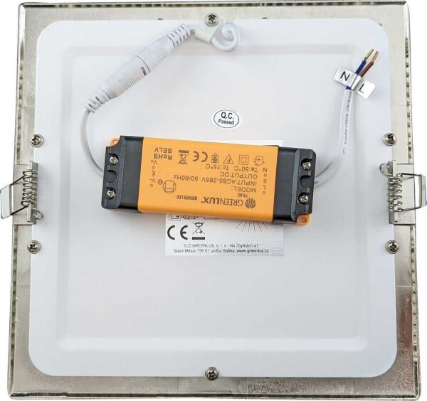 LED Kúpeľňové podhľadové svietidlo VEGA LED/18W/230V 3800K 22,5 cm IP44