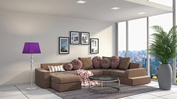 LED Kúpeľňové podhľadové svietidlo VEGA LED/12W/230V 2800K 16,8 cm IP44 biela