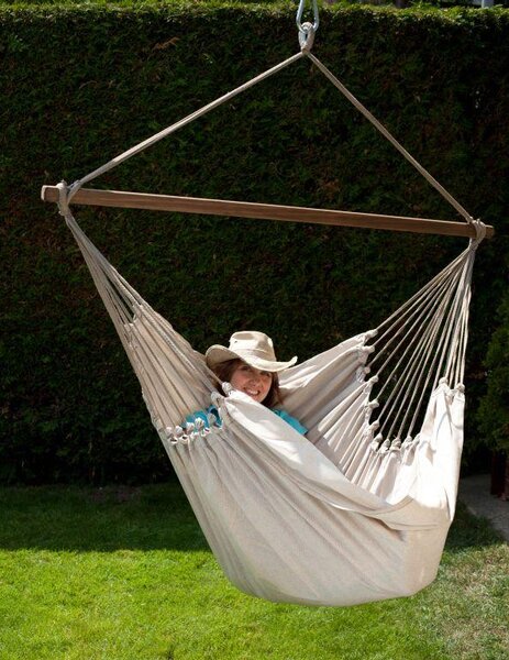 MacaMex Závesné kreslo Cayo Gigante Nature Hanging Chair