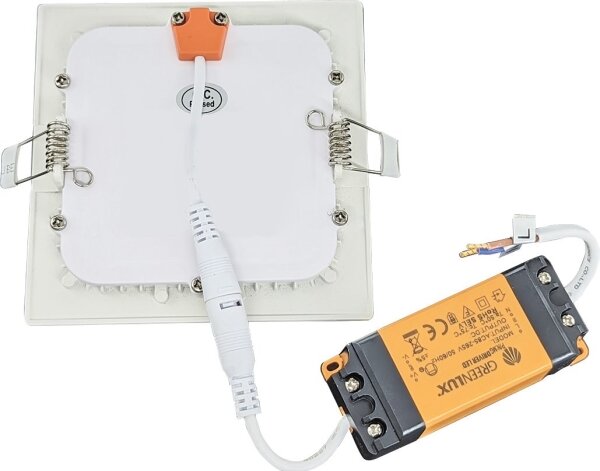 LED Kúpeľňové podhľadové svietidlo VEGA LED/12W/230V 2800K 16,8 cm IP44 biela