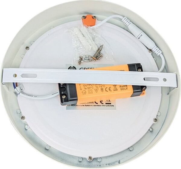 LED Stropné svietidlo FENIX LED/12W/230V 3800K pr. 17 cm snehovo biela
