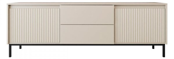 Mirjan24 Tv stolík/skrinka Samker 2K2SZ, Farby: čierna 5903211333699