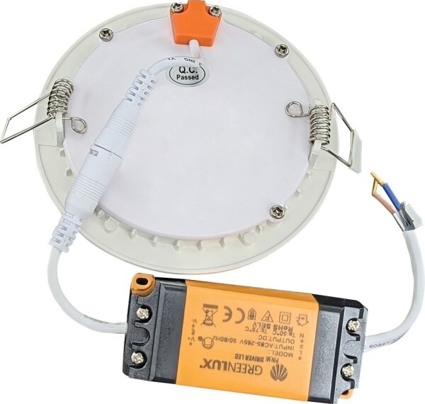 LED Kúpeľňové podhľadové svietidlo VEGA LED/6W/230V 2800K pr. 11,8 cm IP44 biela