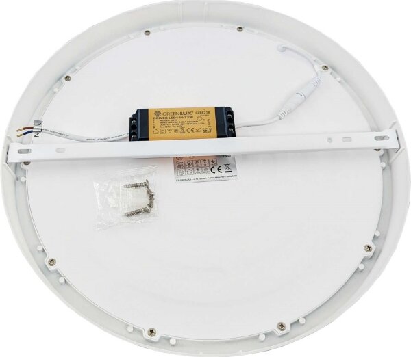 LED Stropné svietidlo FENIX LED/32W/230V 3800K pr. 40 cm snehovo biela