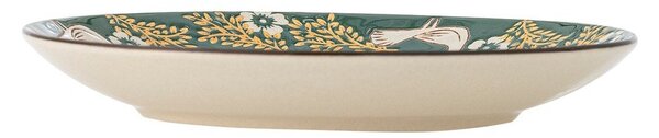 Zelený dezertný kameninový tanier ø 16 cm Hezha – Bloomingville