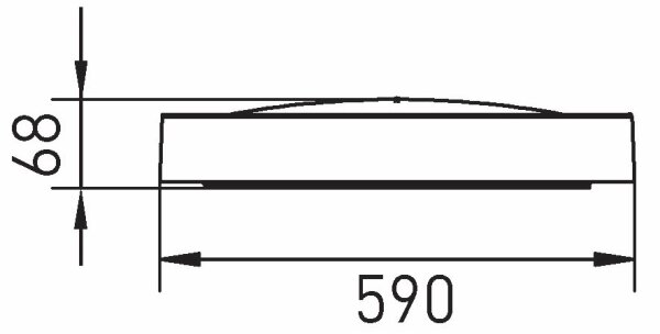 LED Stropné svietidlo SAMER LED/40W/230V 4000K