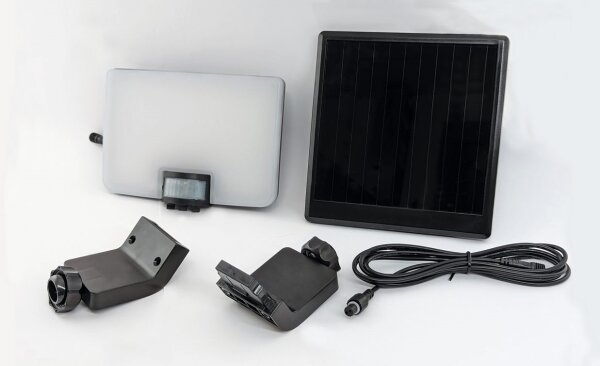 LED Solárne nástenné svietidlo so senzorom LED/8W/3,7V 2000 mAh IP54