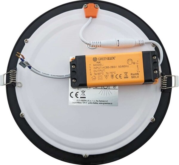 LED Kúpeľňové podhľadové svietidlo VEGA LED/24W/230V 2800K pr. 29,8 cm IP44