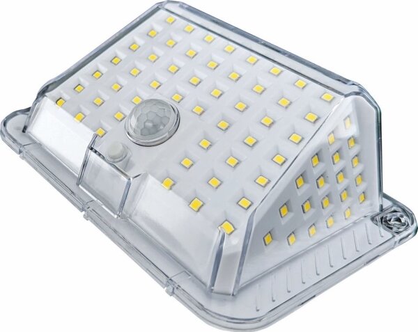 LED Solárne nástenné svietidlo so senzorom LED/5W/3,7V 1200 mAh IP44