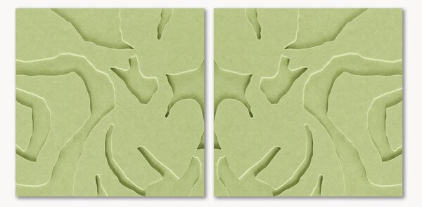 Modulárne akustické nástenné dekorácie Soft Embrace 1+2, 2 ks