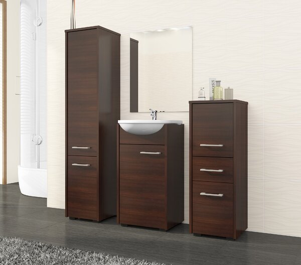 Ak furniture Kúpeľňová skrinka Fin I 30 cm venge