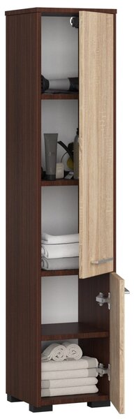 Ak furniture Kúpeľňová skrinka Fin I 30 cm venge/sonoma
