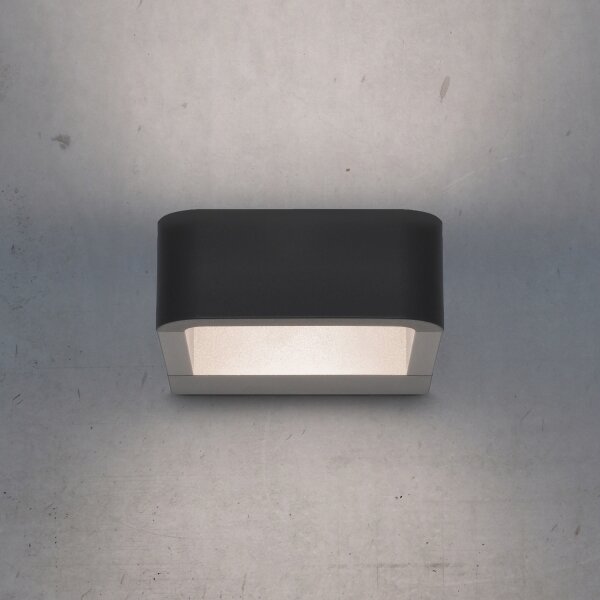 Brilagi - LED Vonkajšie svietidlo BARI LED/7W/230V 3000/4000/6000K antracit IP54
