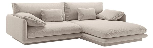 Béžová rohová pohovka (pravý roh) Torino – Micadoni Home