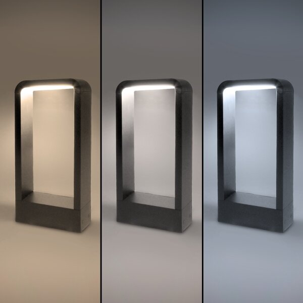 Brilagi-LED Vonkajšia lampa BARI LED/7W/230V 3000/4000/6000K antracit IP54 30 cm