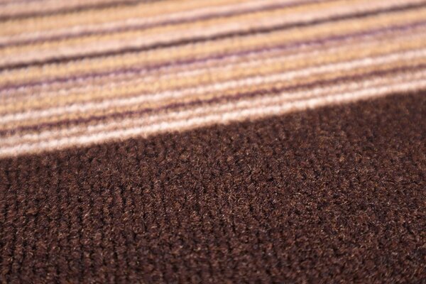 Associated Weavers , Protišmykový behúň na mieru Carnaby 41, šíre 67 cm, hnedá, chodba / predsieň